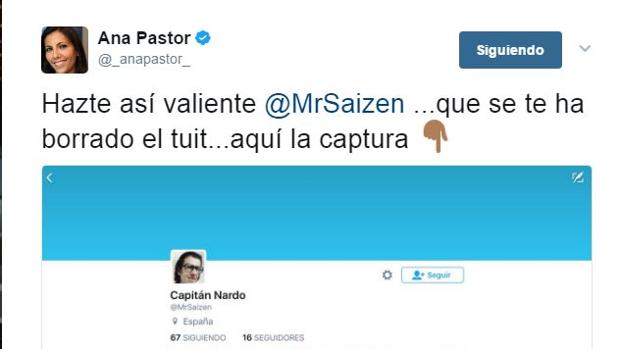 Ana Pastor, amenazada tras un comentario sobre el atentado de Londres: «Ojalá te toque de cerca»