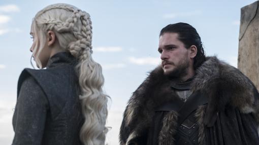 Daenerys Targaryen y Jon Nieve, de «Juego de Tronos»
