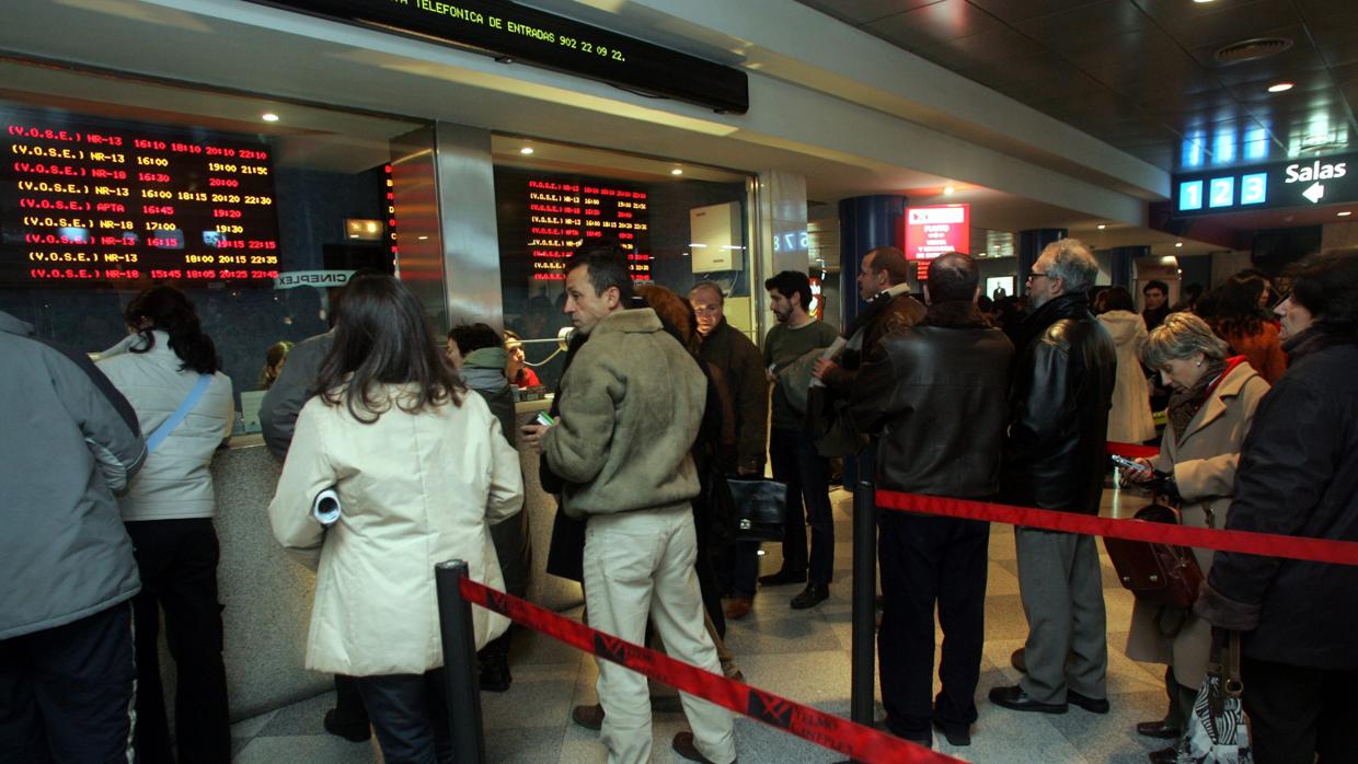 Salas de cine en los Cines Ideal de Madrid