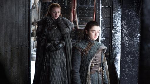 Sansa y Arya Stark, en «Juego de Tronos»