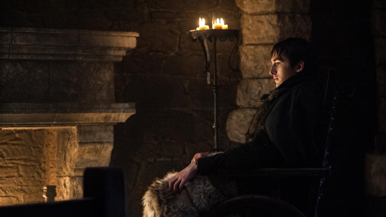 Bran Stark durante una de las escenas del séptimo episodio de «Juego de tronos»