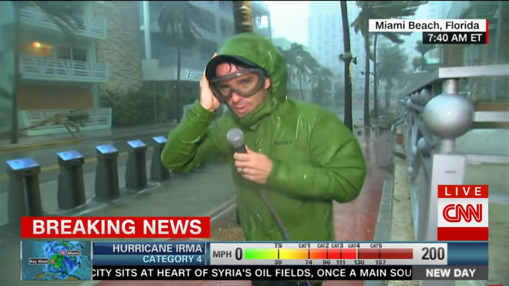 El meteorólogo Derek Van Dam en CNN