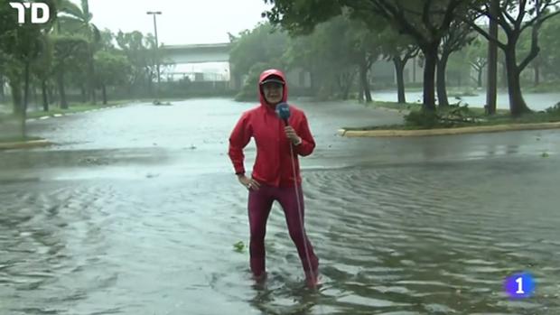 Reporteros en pleno ojo del huracán Irma: ¿El fin justifica los medios?