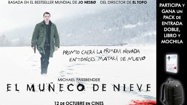 Consigue con ABC un pack de entrada doble postestreno, mochila y el libro de Jo Nesbø de «El muñeco de nieve»