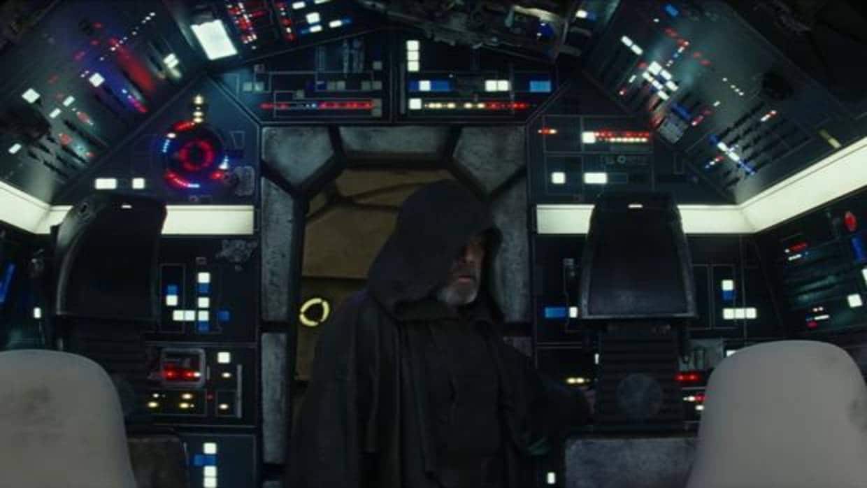 Luke Skywalker , en el Halcón Milenario