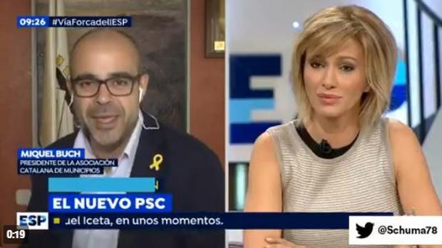 El 'ataque' de un independentista a Susanna Griso: «Estaría limpiando la ropa y haciendo la comida»