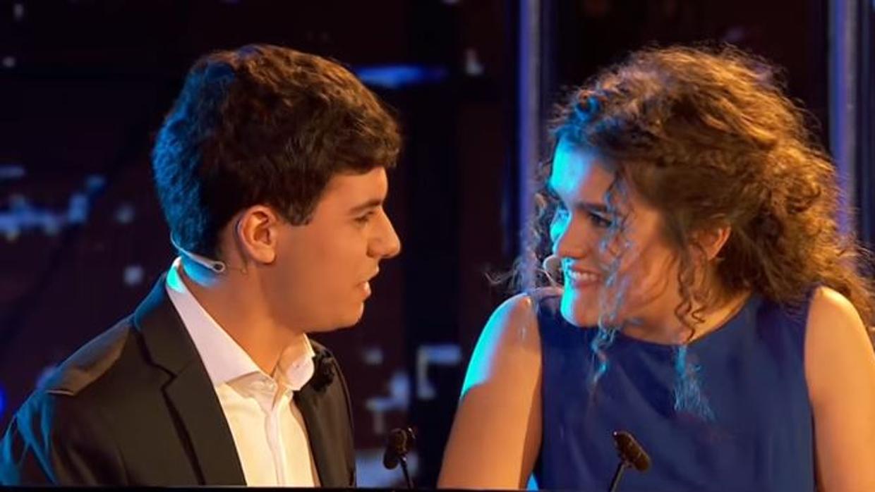 Alfred y Amaia, durante su actuación estelar en OT