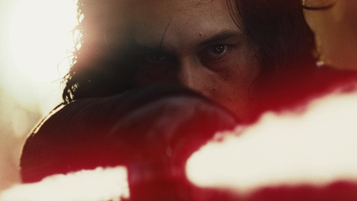 Kylo Ren en star Wars: Los últimos Jedi