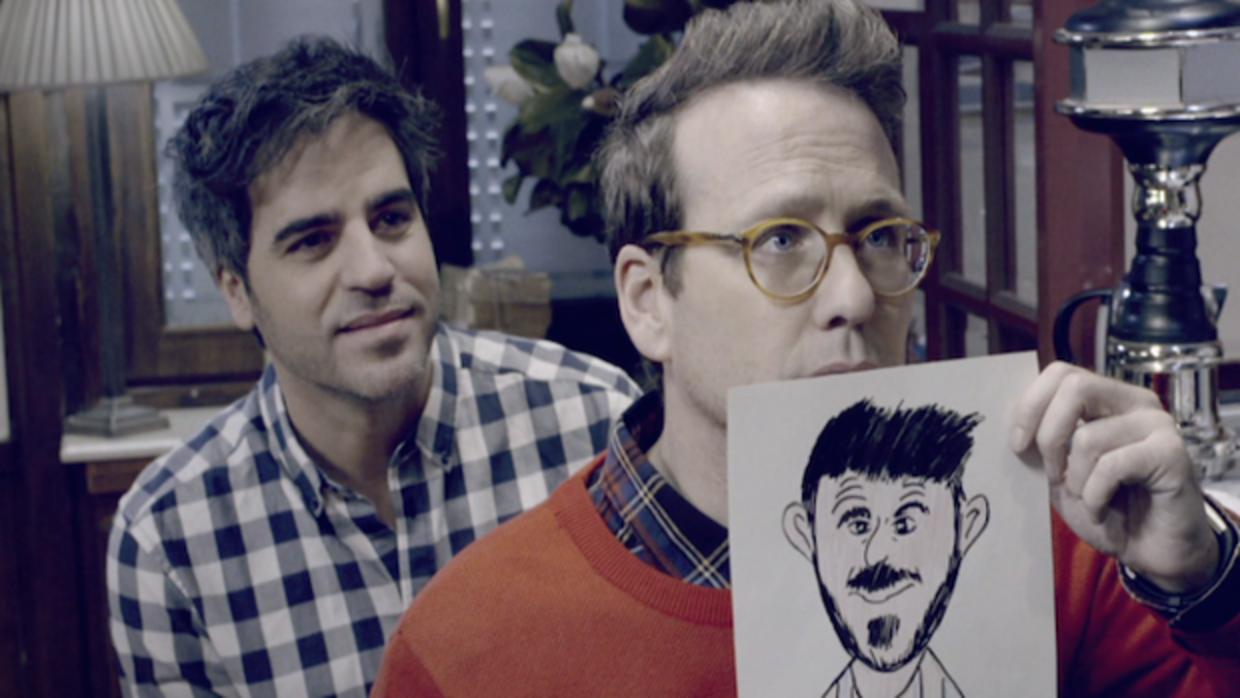 Ernesto Sevilla y Joaquín Reyes en el anuncio de los Goya 2018