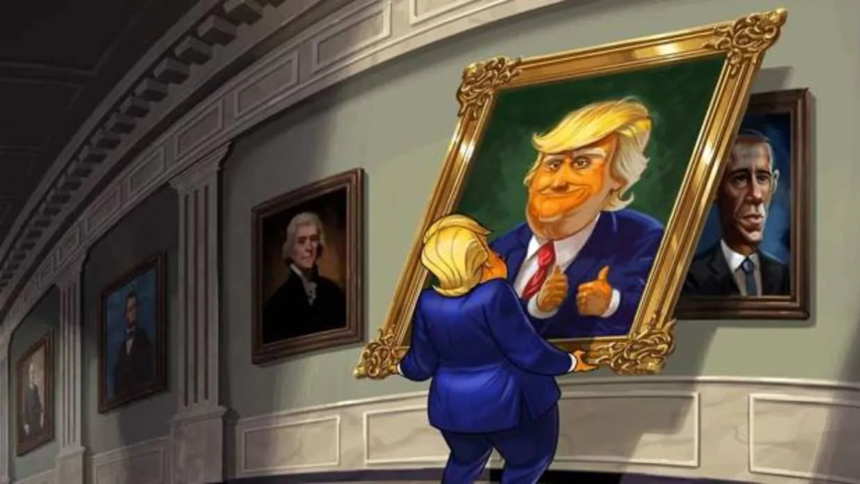 Fotograma de «Nuestro presidente de dibujos animados»