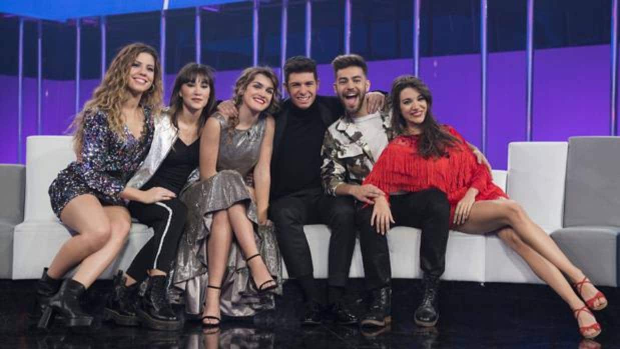 Los seis concursantes de «Operación Triunfo» entre los que saldrá el representante español para Eurovisión 2018