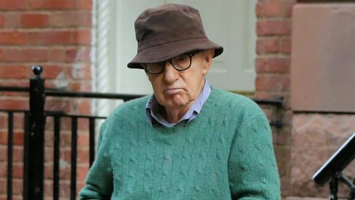 Woody Allen, en un descanso del rodaje de su último filme