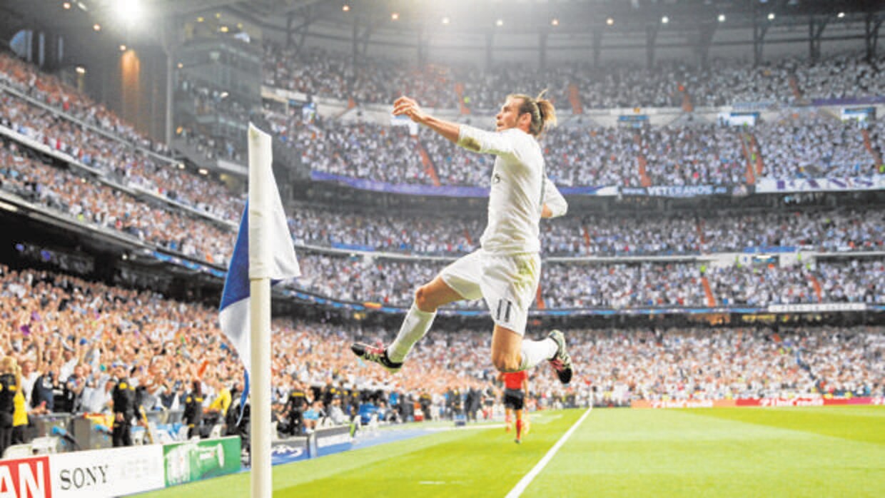 El Real Madrid se convertirá en el primer club del mundo en lanzar un canal con imágenes en 360º y realidad virtual. En la imagen, Gareth Bale celebra un gol