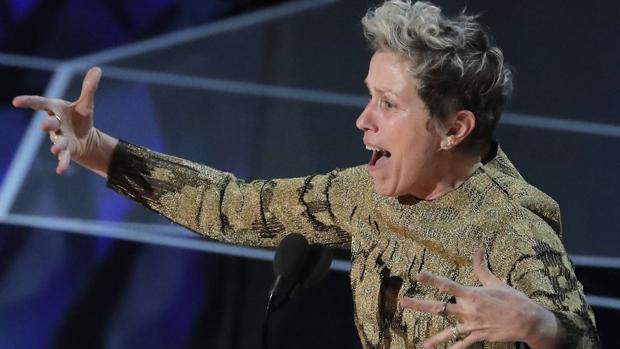 El emotivo discurso feminista de Frances McDormand: «No habléis con nosotras en las fiestas, habladnos en los despachos»