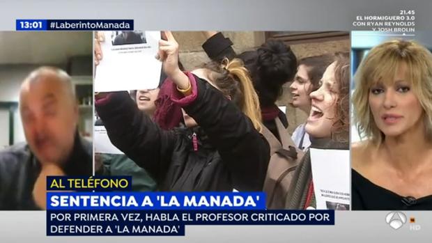 La bronca entre Susanna Griso y el profesor que defiende a La Manada: «¿Me ha llamado Susanita?»