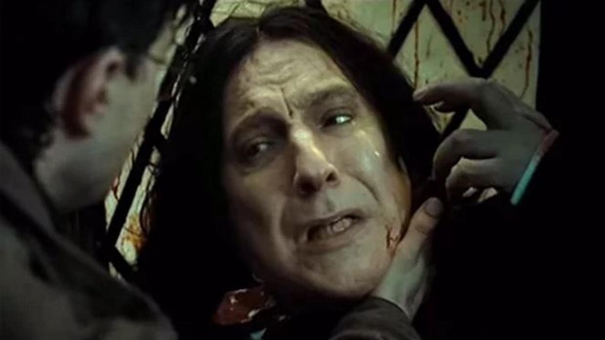 El fallecido Alan Rickman itnerpretó a Snape en Harry Potter