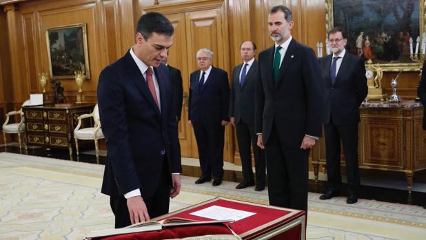 La toma de posesión de Pedro Sánchez, más vista que la de Rajoy y Zapatero