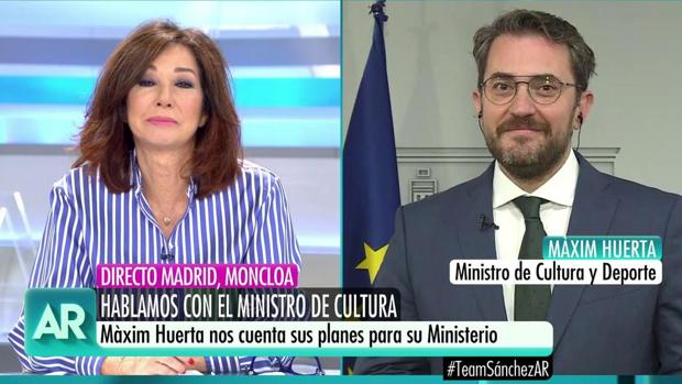 Màxim Huerta, sobre sus polémicos tuits: «No puedo borrarlos, son parte de lo que soy»