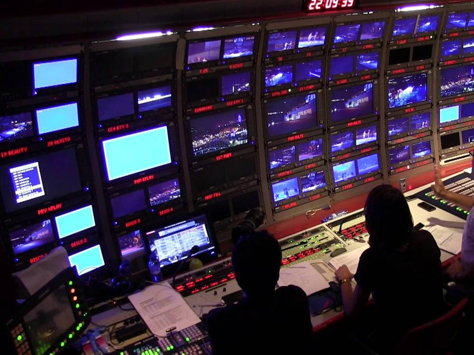 Control de realización de una de las unidades móviles de TVE