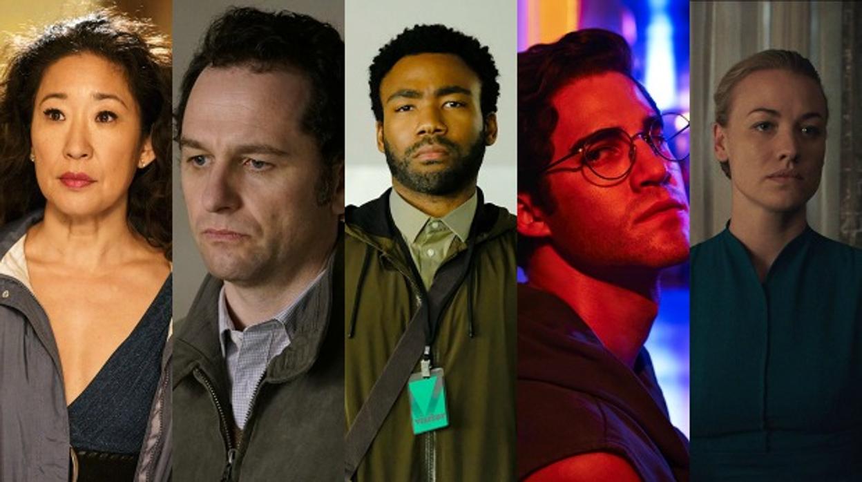 Sandra Oh, Matthew Rhys, Donald Glover, Darren Criss e Yvonne Strahovski