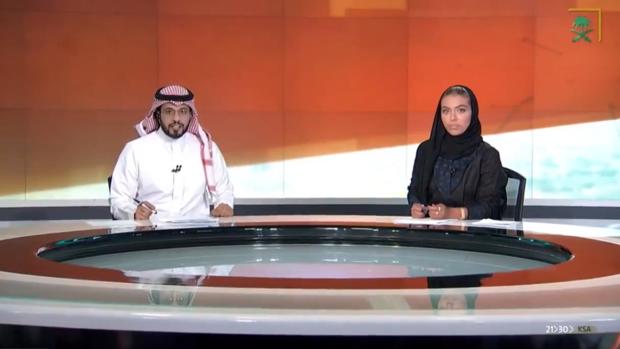 Una mujer consigue presentar por primera vez el telediario principal en Arabia Saudí