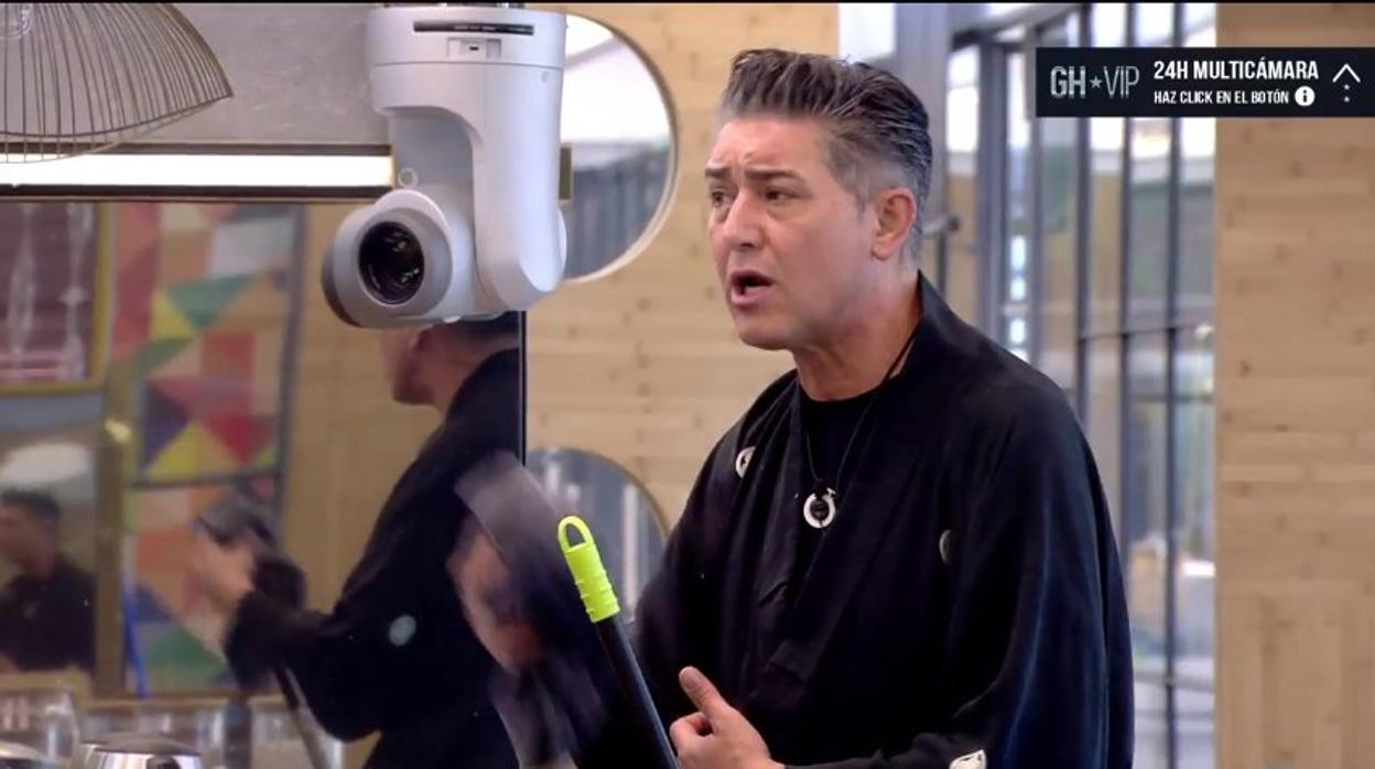 Ángel Garó, durante esta semana en «GH VIP»