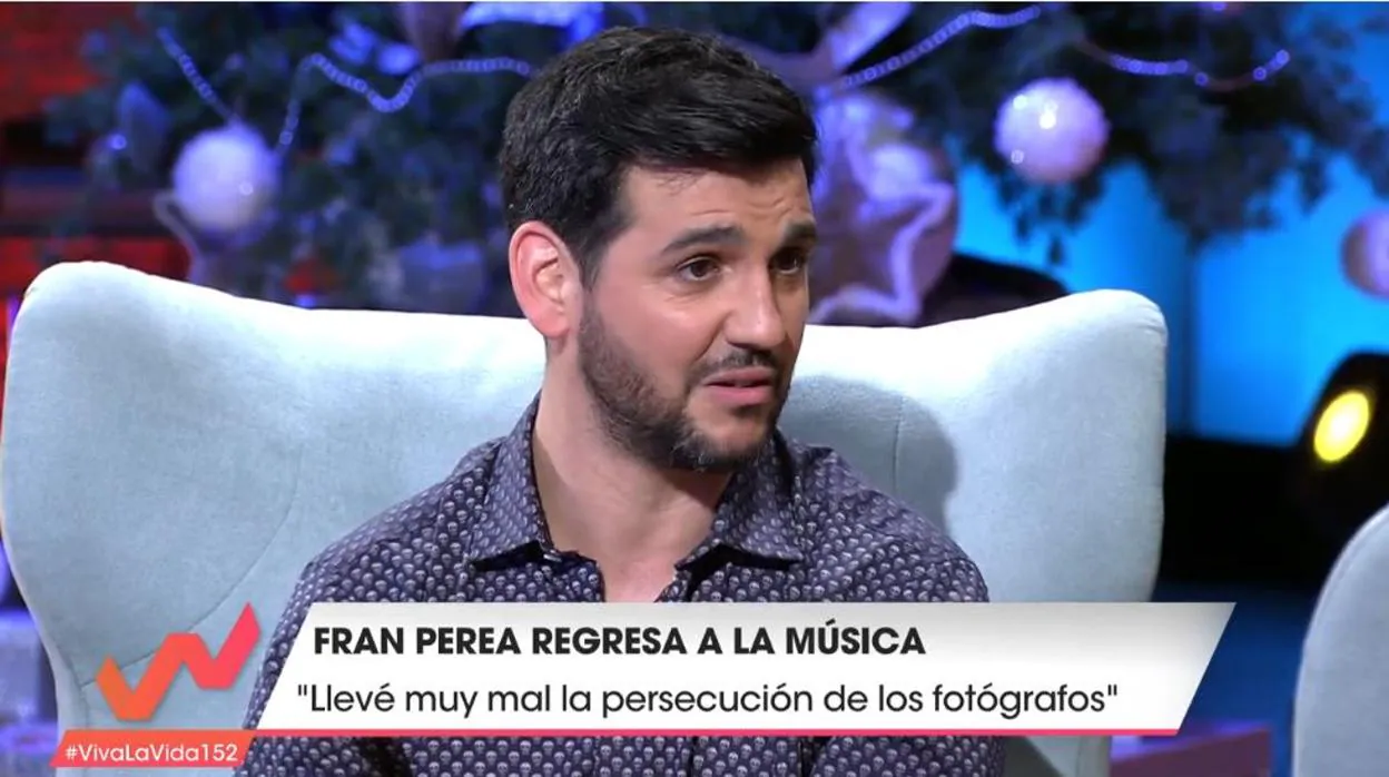 Fran Perea: «Ya me he reconciliado con la fama, tuve la sensación de estar viviendo la vida de otro»