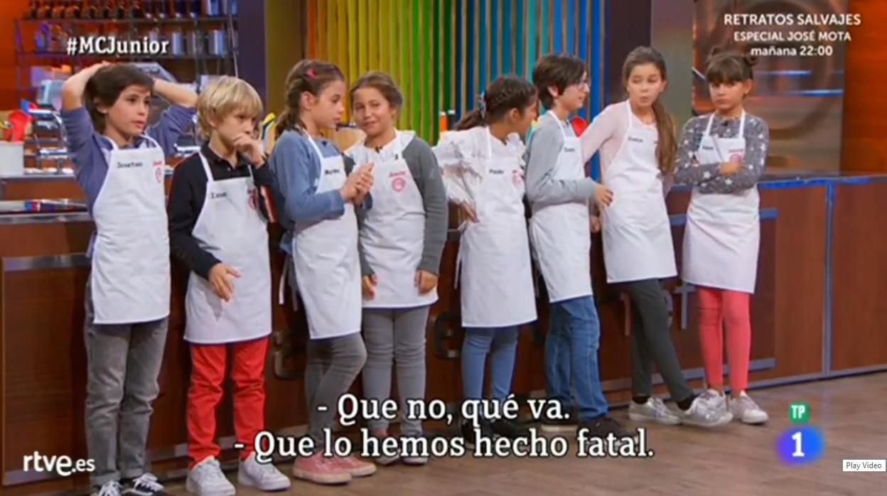 Caos en la prueba de equipos de «MasterChef Junior»: «No sería justo que hubiese un ganador»