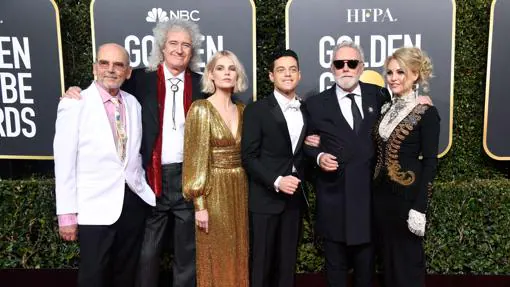 Los momentazos de los Globos de Oro: el tierno saludo de Rami Malek a Lady Gaga