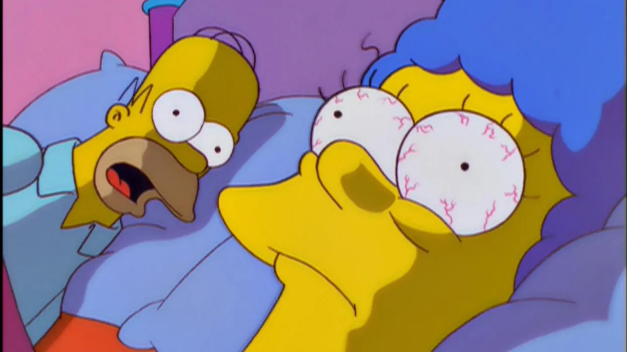 Homer y Marge en «Los Simpson»