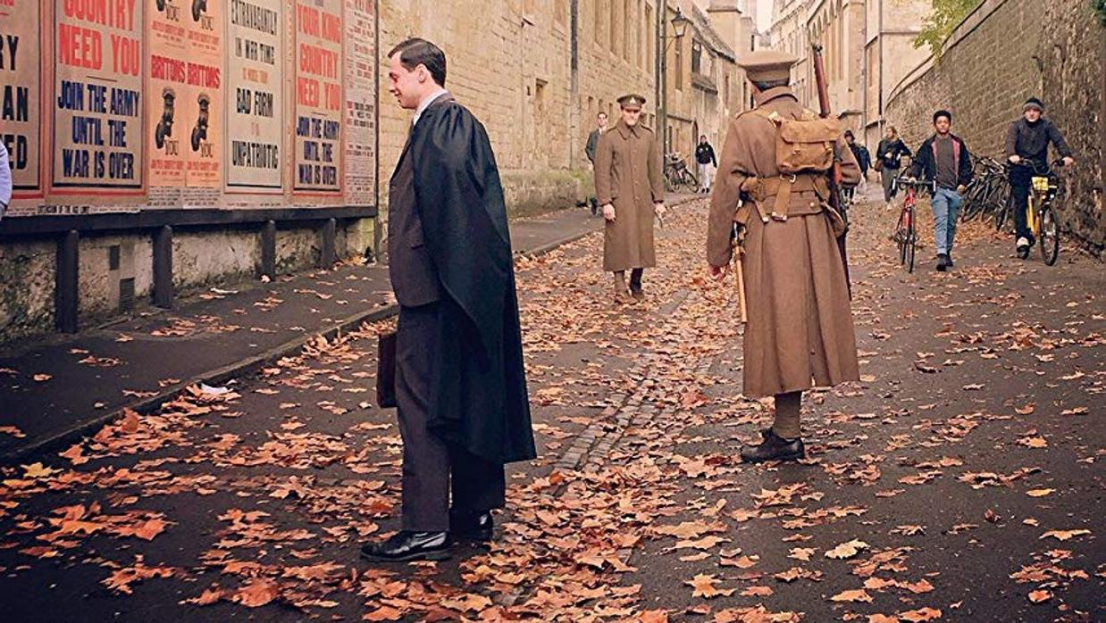 Connor Wolf, en una escena de «Tolkien»