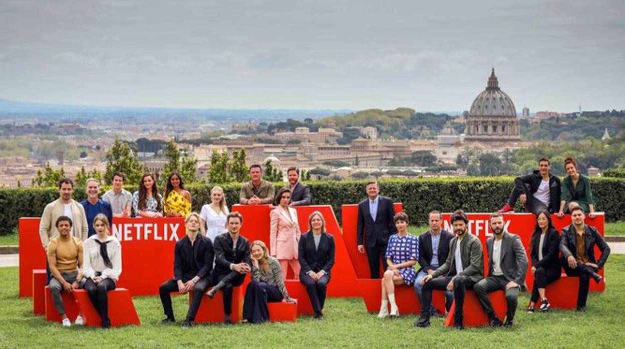 Presentación de la «temporada» de Netflix, en Roma, el pasado abril