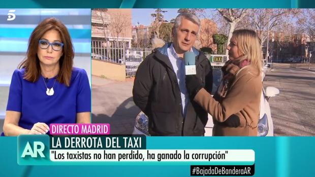 La guerra entre Ana Rosa Quintana y los taxistas no cesa: «Solo falta que me digas de qué tengo que hablar»