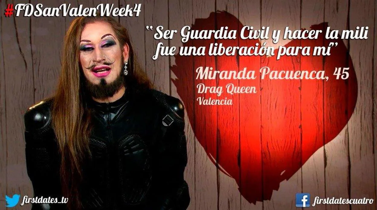 Miranda Pacuenca, el estrambótico dragqueen de «First Dates»
