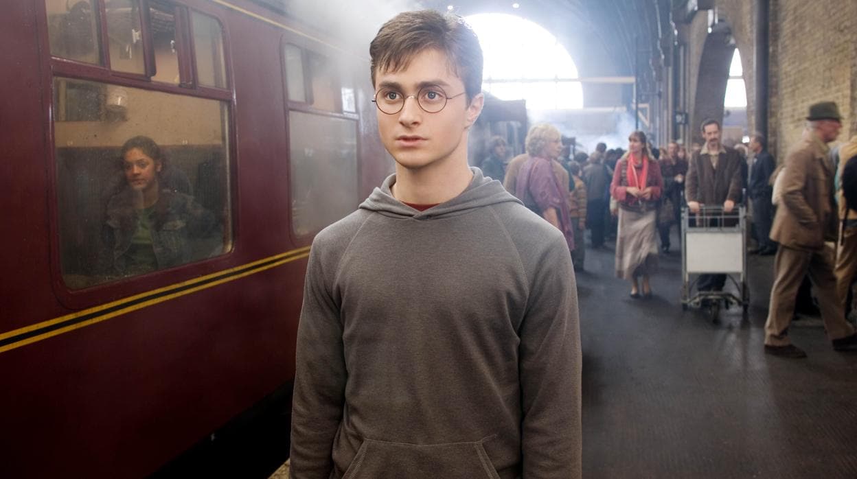 Daniel Radcliffe, en una de las películas de la saga de «Harry Potter»