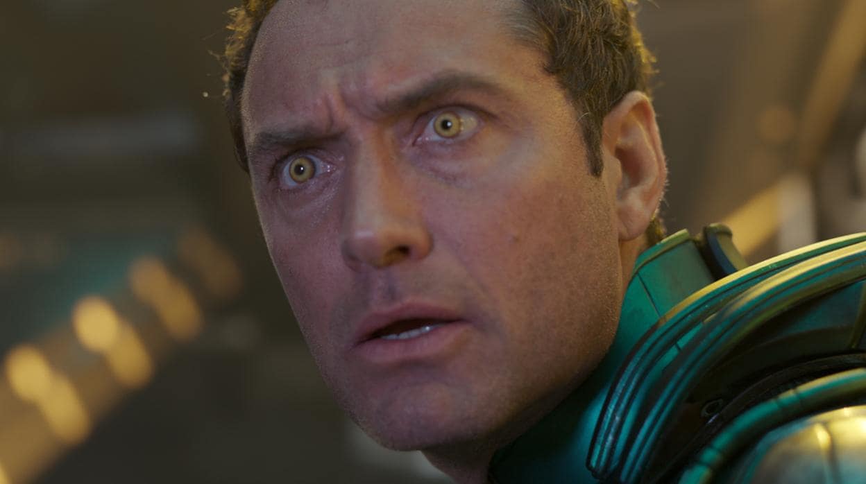 Jude Law interpreta a un comandante kree en «Capitana Marvel»