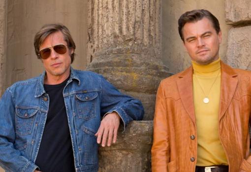 Brad Pitt y Leonardo DiCaprio, en el cartel de Érase una vez en Hollywood