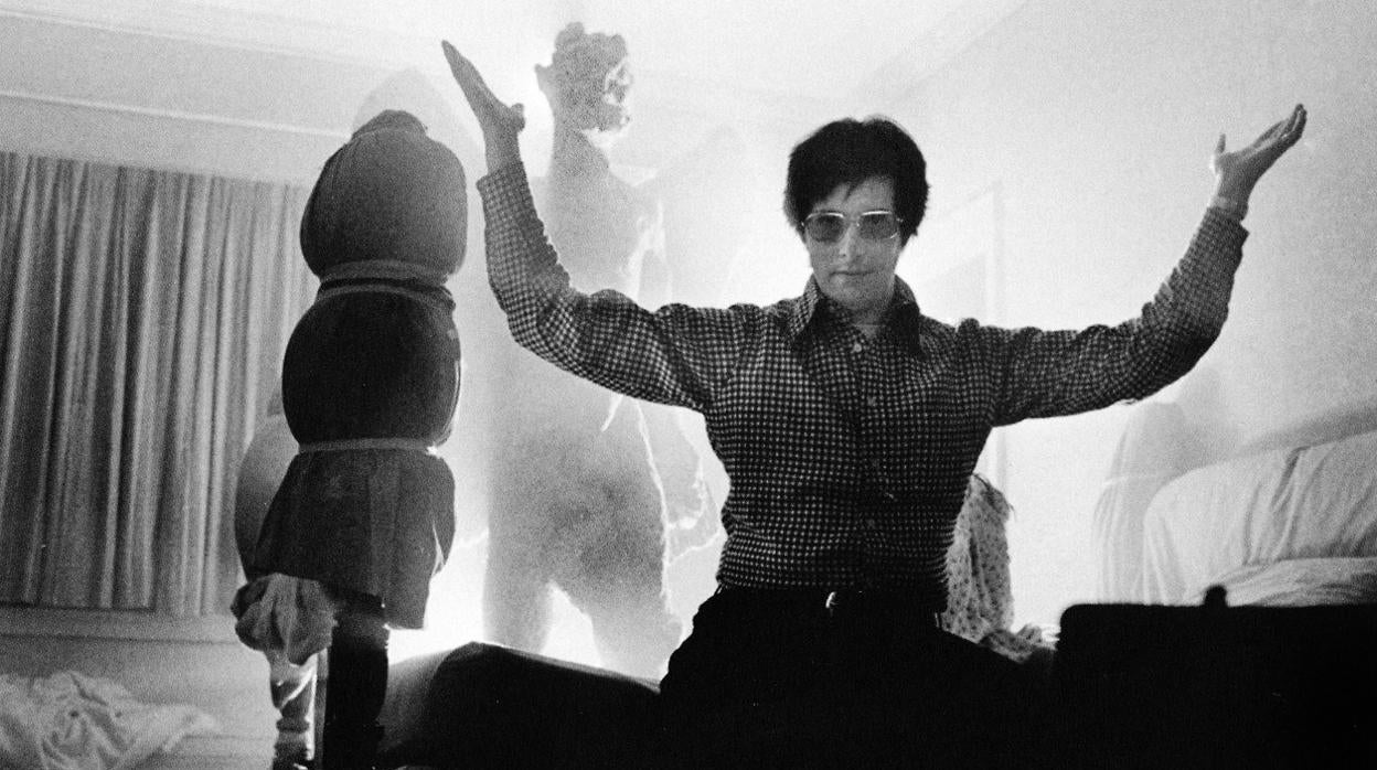 William Friedkin en el rodaje de «El exorcista»