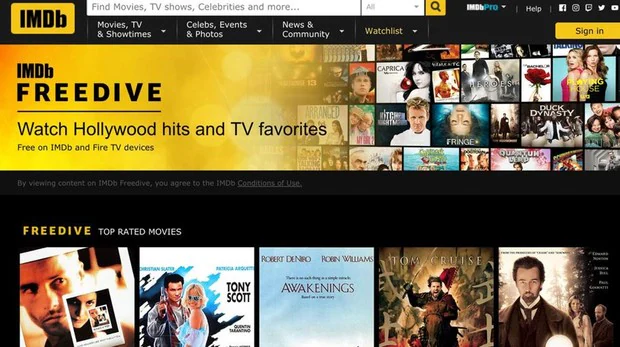 IMDb TV, la plataforma donde se pueden ver series y películas gratis