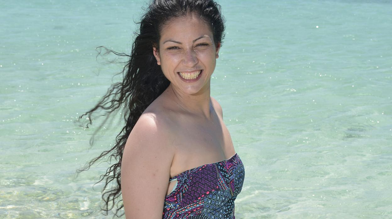 Dakota en su posado para «Supervivientes»