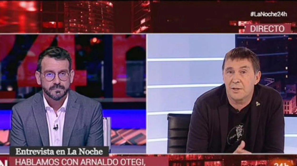 La entrevista de TVE a Otegui fue seguida por 223.000 espectadores, un 1,5% de share