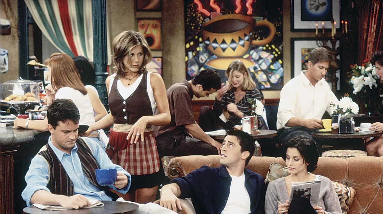Fotograma de «Friends» una de las mejores series cómicas de todos los tiempos