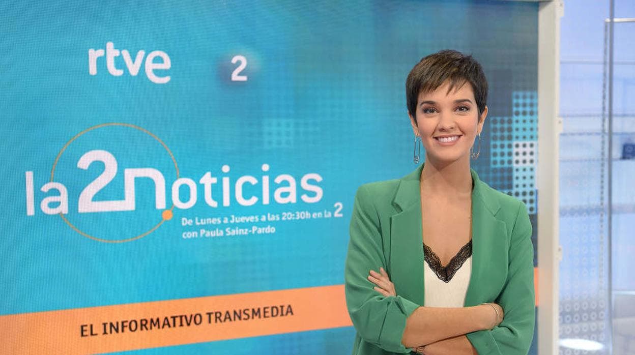 Paula Sainz-Pardo, presentadora de «La 2 Noticias»