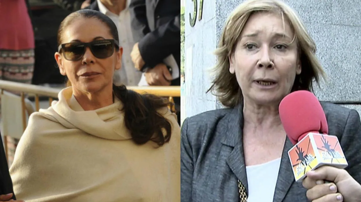 Isabel Pantoja en los Juzgados de Málaga y Mila Ximénez atendiendo a «Sálvame»