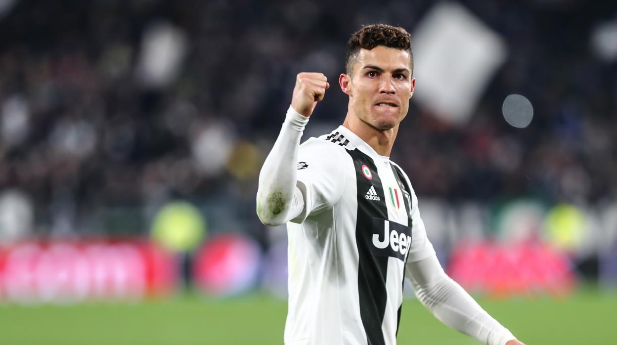 Cristiano Ronaldo celebra un gol con la Juventus, su club actual