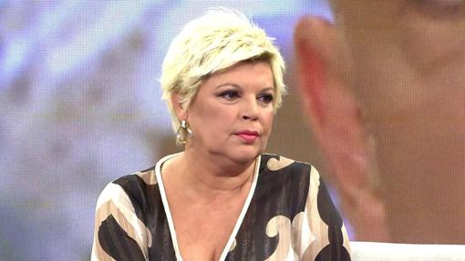 Terelu Campos en el plató de «Viva la vida»