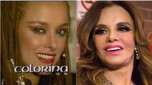 Lucía Méndez, antes y ahora