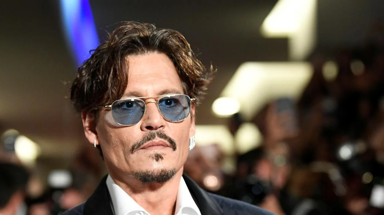 Johnny Depp, ayer en Venecia