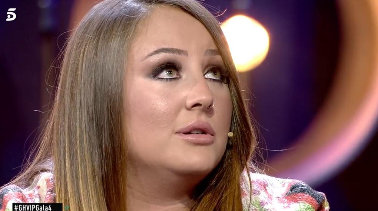 Rocío Flores, durante la cuarta gala de GH VIP