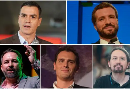 Los candidatos que acudirán al debate de TVE y Atresmedia